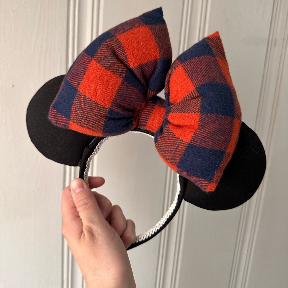Plaid Disney Minnie ears